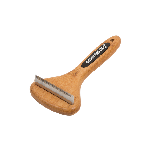 Natural Bamboo Deshedding Tool: Dogs & Cats