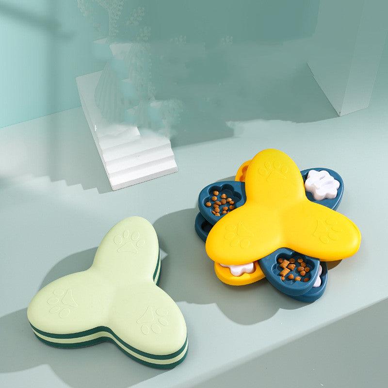 Interactive Boredom Buster Dog Toy: Whirlwind Slow Feeder Plate