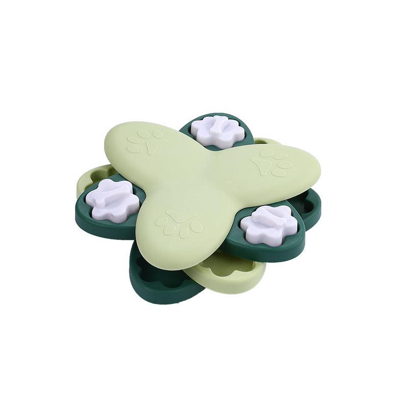 Interactive Boredom Buster Dog Toy: Whirlwind Slow Feeder Plate